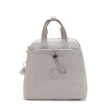 Kipling Goyo Medium Backpack Tote Handbag Grey Gris | AU 1269EB